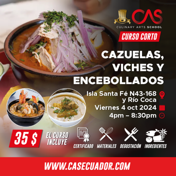 CURSO CORTO - CAZUELAS, VICHES Y ENCEBOLLADOS